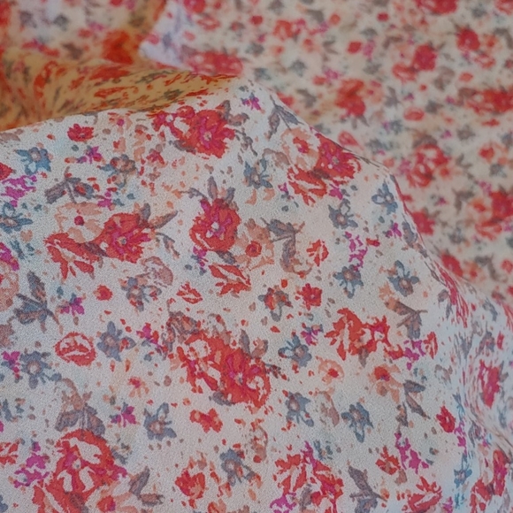 Boho sheer floral tank - Picture 2 of 3